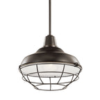 KICHLER 49992OZ Pier 1 Light 12" Convertible Pendant Olde Bronze