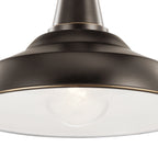 KICHLER 49992OZ Pier 1 Light 12" Convertible Pendant Olde Bronze