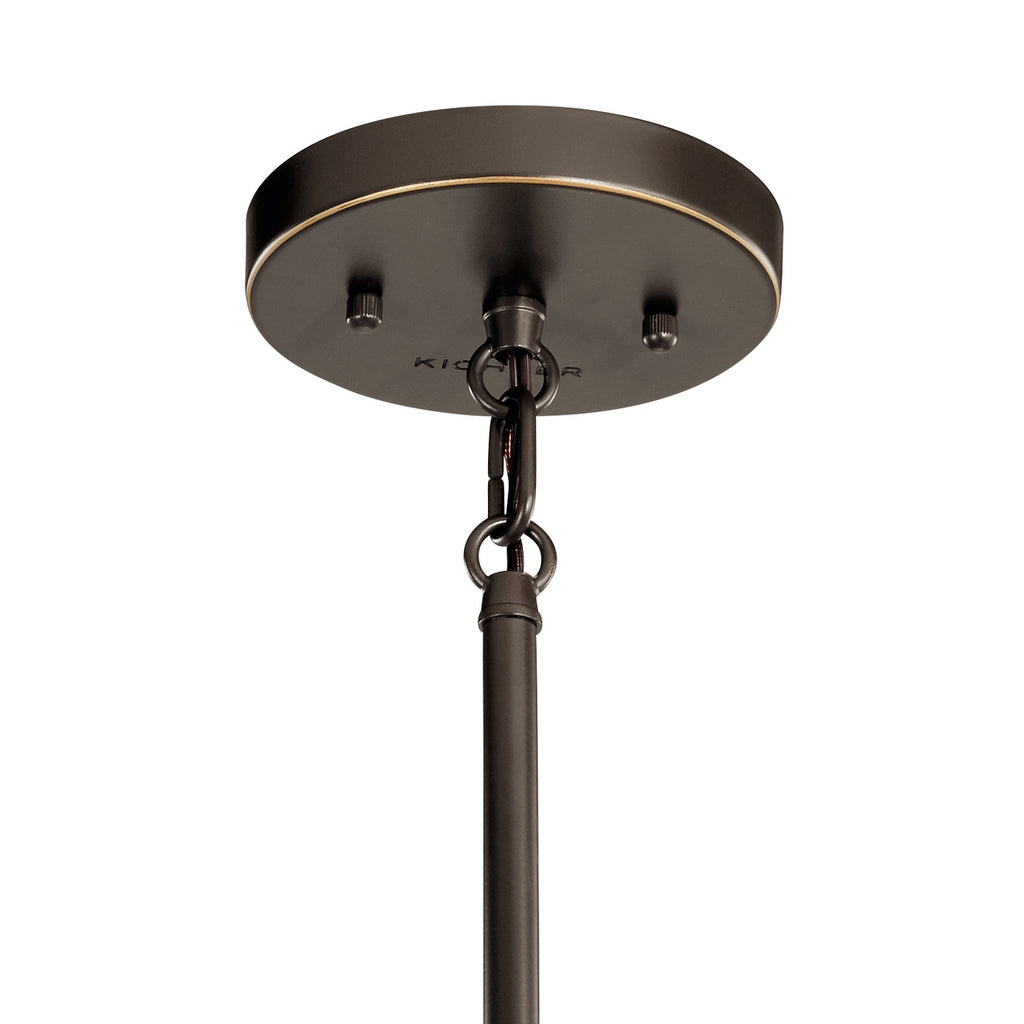 KICHLER 49992OZ Pier 1 Light 12" Convertible Pendant Olde Bronze