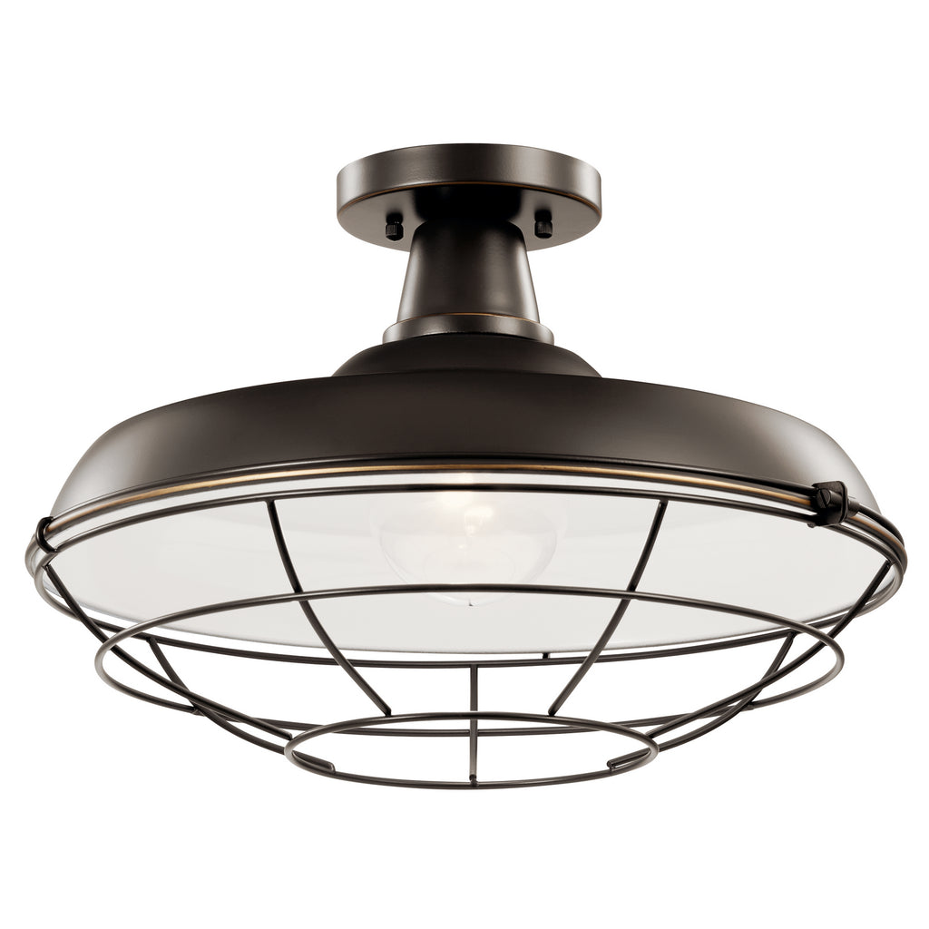 KICHLER 49993OZ Pier 1 Light 16" Convertible Pendant Olde Bronze
