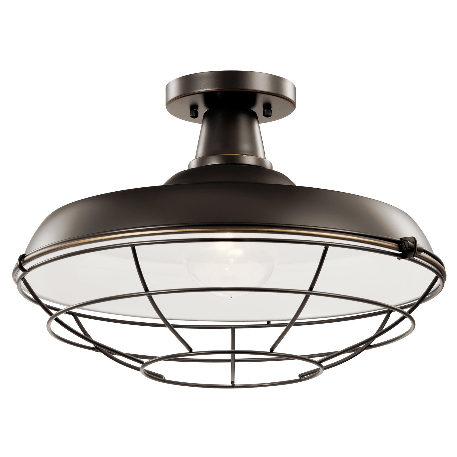 KICHLER 49993OZ Pier 1 Light 16" Convertible Pendant Olde Bronze
