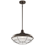 KICHLER 49993OZ Pier 1 Light 16" Convertible Pendant Olde Bronze