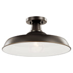 KICHLER 49993OZ Pier 1 Light 16" Convertible Pendant Olde Bronze