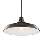KICHLER 49993OZ Pier 1 Light 16" Convertible Pendant Olde Bronze