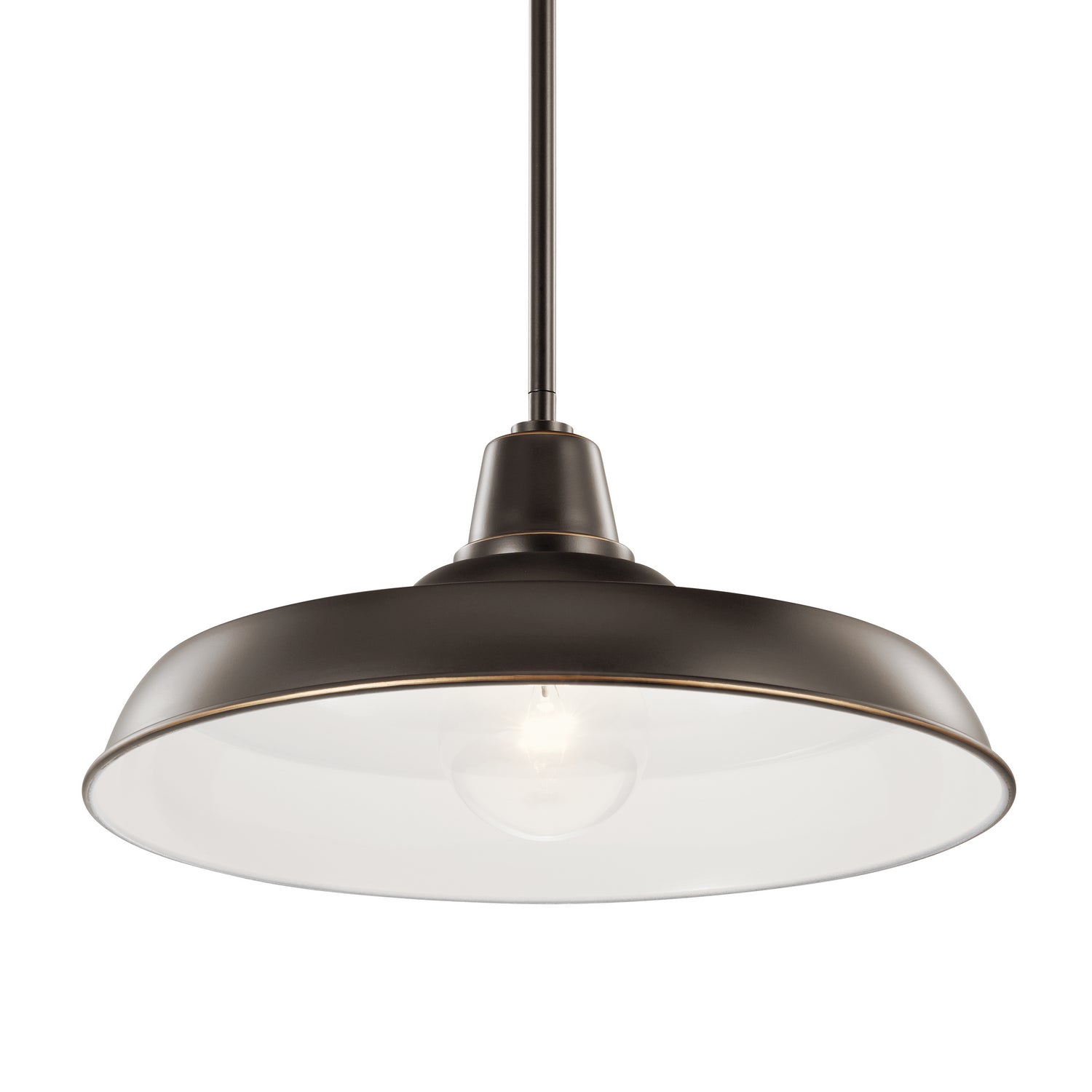 KICHLER 49993OZ Pier 1 Light 16" Convertible Pendant Olde Bronze