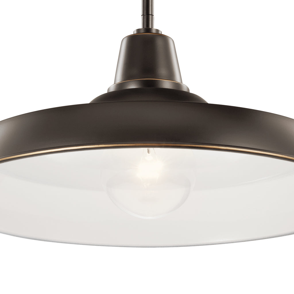 KICHLER 49993OZ Pier 1 Light 16" Convertible Pendant Olde Bronze