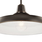 KICHLER 49993OZ Pier 1 Light 16" Convertible Pendant Olde Bronze