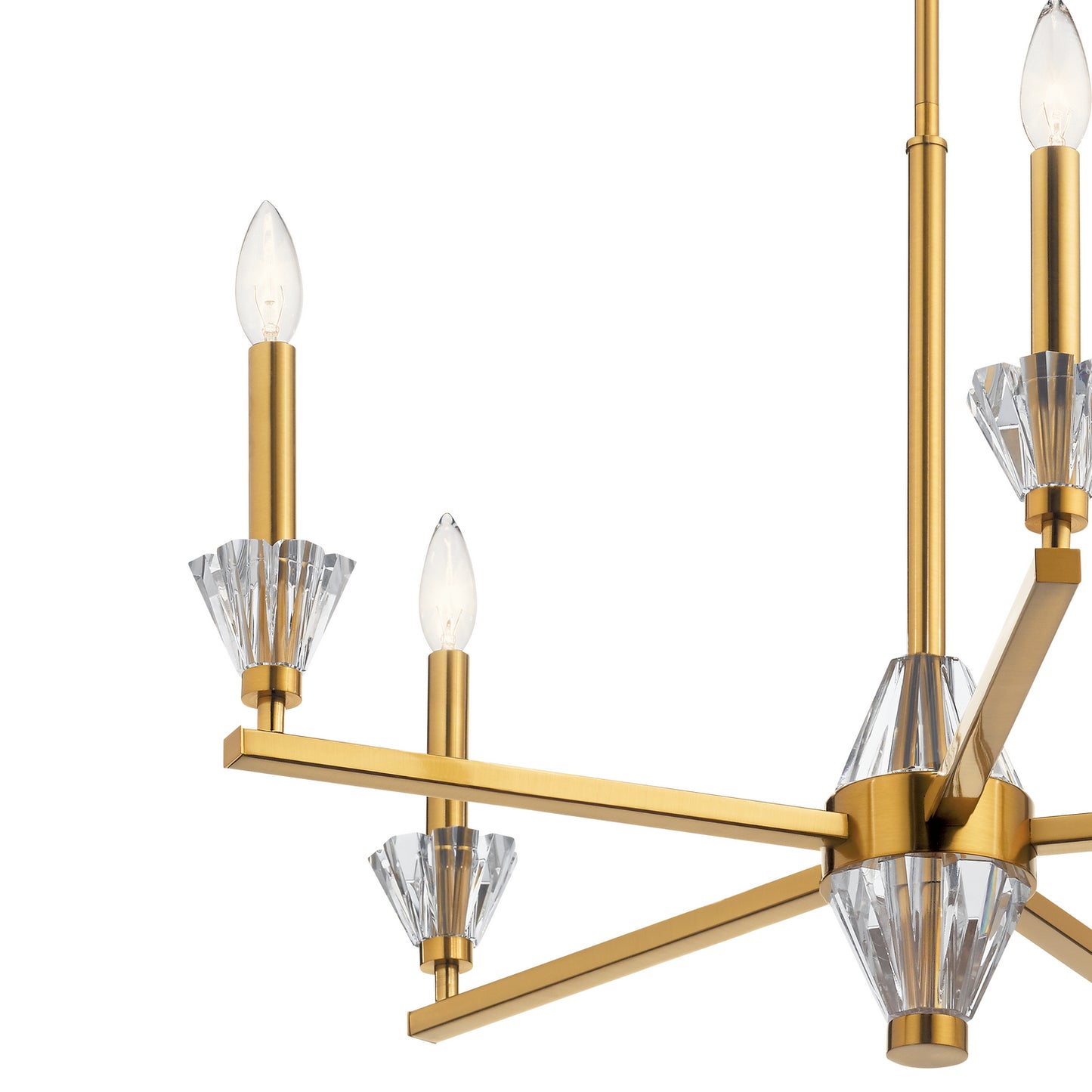 KICHLER 52001FXG Calyssa Five Light Chandelier Fox Gold