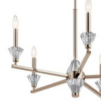 KICHLER 52001PN Calyssa Five Light Chandelier Polished Nickel