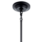 KICHLER 52010BK Krysia Six Light Chandelier Black