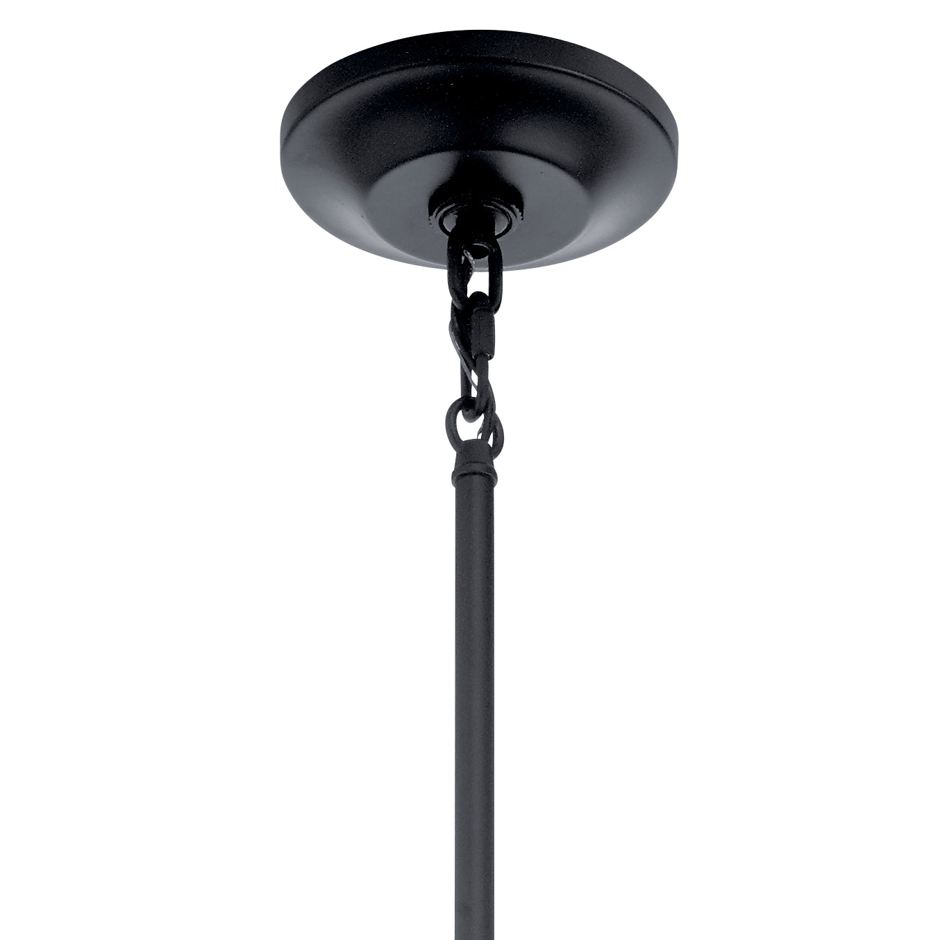 KICHLER 52010BK Krysia Six Light Chandelier Black
