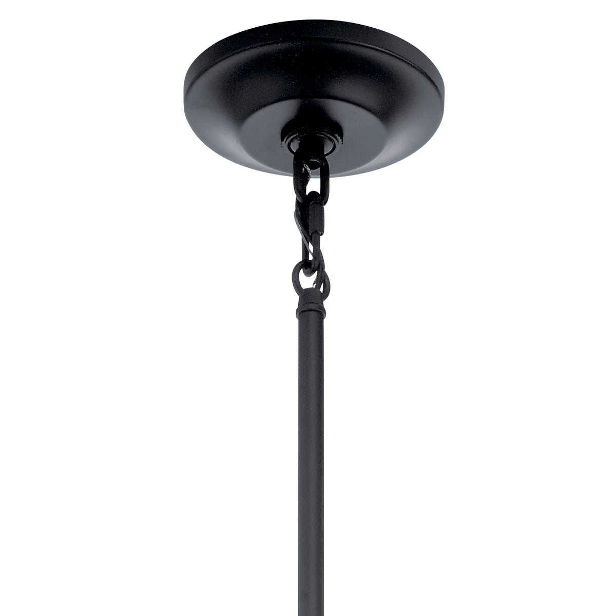 KICHLER 52010BK Krysia Six Light Chandelier Black