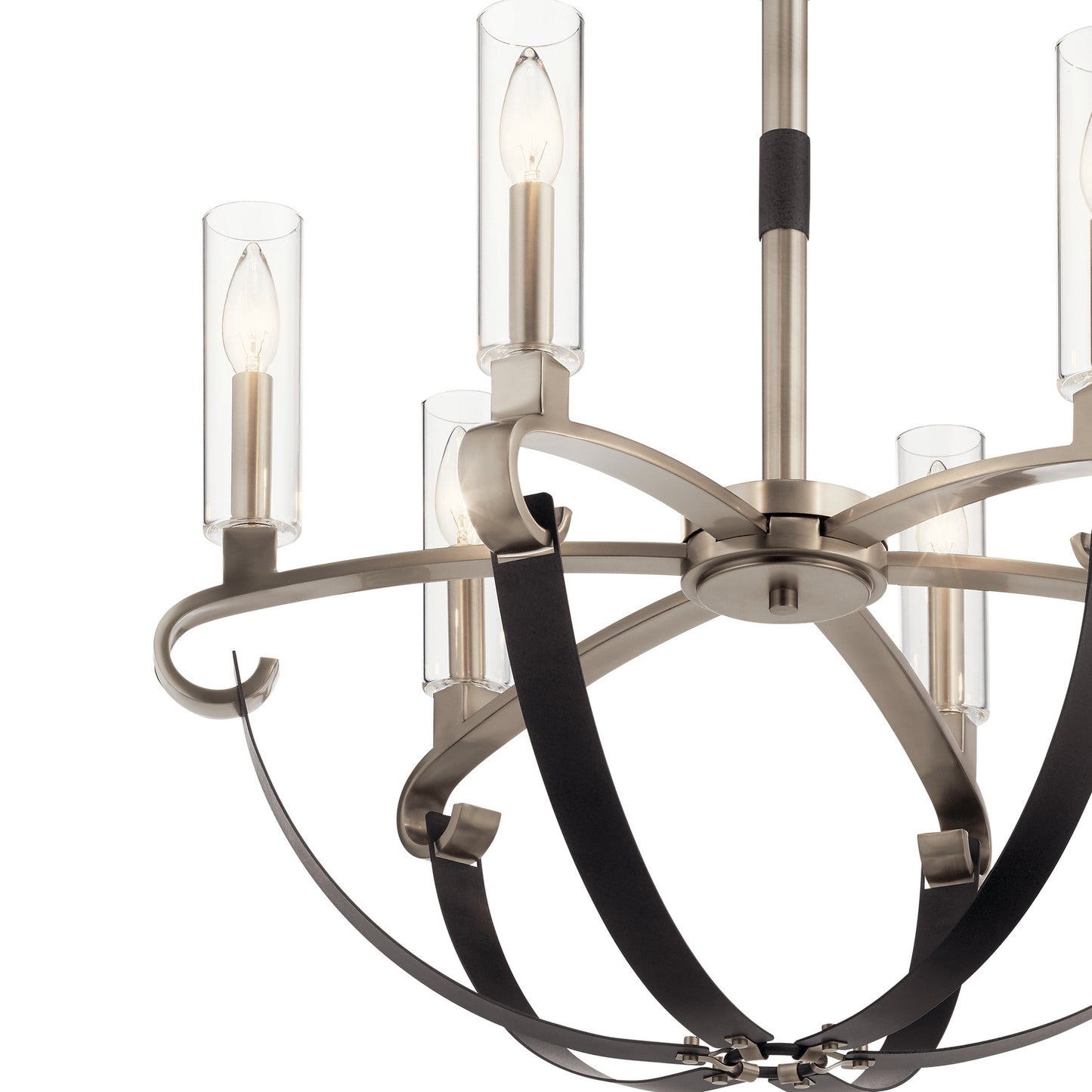 KICHLER 52015CLP Artem Six Light Chandelier Classic Pewter
