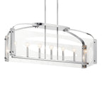 KICHLER 52023CH Pytel Seven Light Linear Chandelier Chrome