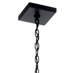 KICHLER 52029BK Vath 16" 4 Light Foyer Pendant Black
