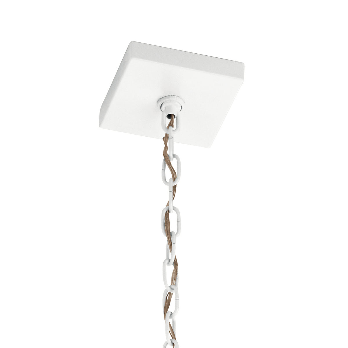 KICHLER 52029WH Vath Four Light Foyer Pendant White