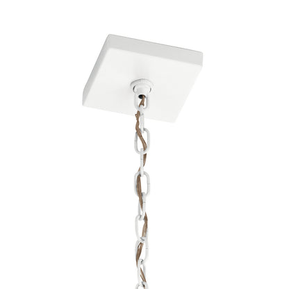 KICHLER 52029WH Vath Four Light Foyer Pendant White
