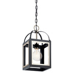 KICHLER 52030BK Vath 8" 1 Light Pendant Black