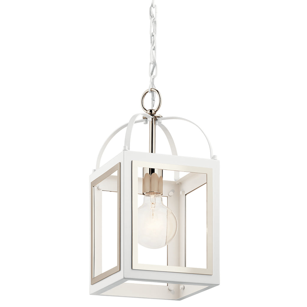KICHLER 52030WH Vath One Light Pendant White