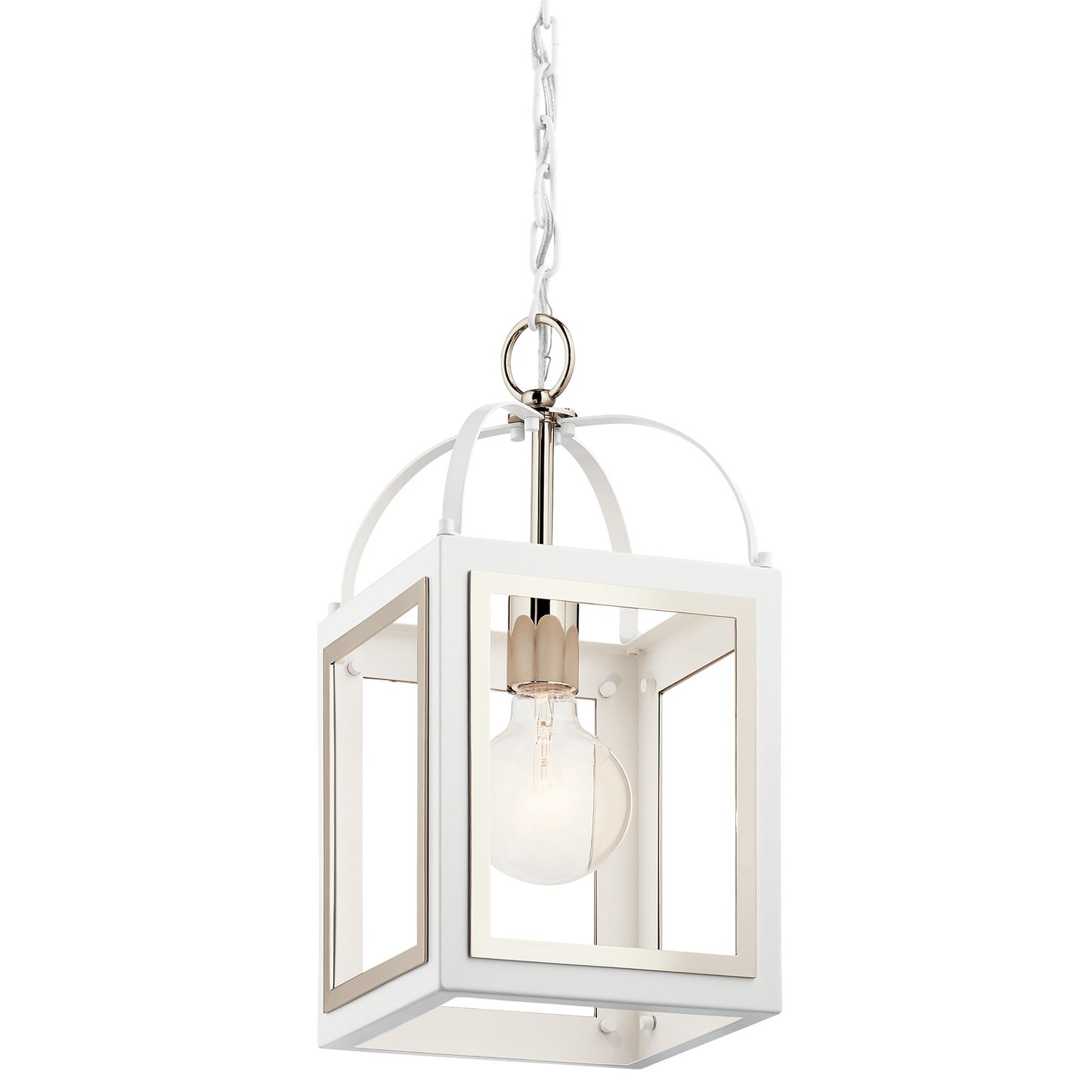KICHLER 52030WH Vath One Light Pendant White