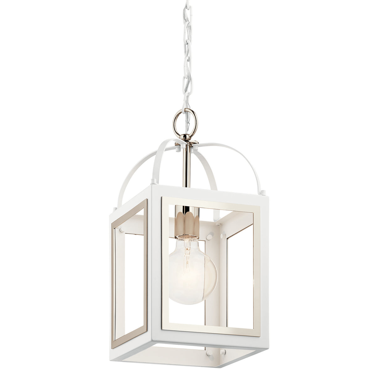 KICHLER 52030WH Vath One Light Pendant White