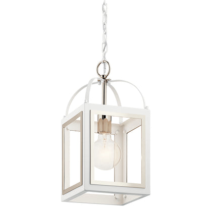 KICHLER 52030WH Vath One Light Pendant White