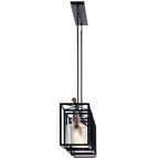KICHLER 52033BK Kitner 3 Light Linear Chandelier Black