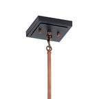 KICHLER 52035ACO Kitner 7" 1 Light Pendant Antique Copper