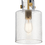 KICHLER 52035NBR Kitner 7" 1 Light Pendant Natural Brass