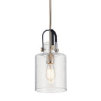 KICHLER 52035PN Kitner 7" 1 Light Pendant Polished Nickel
