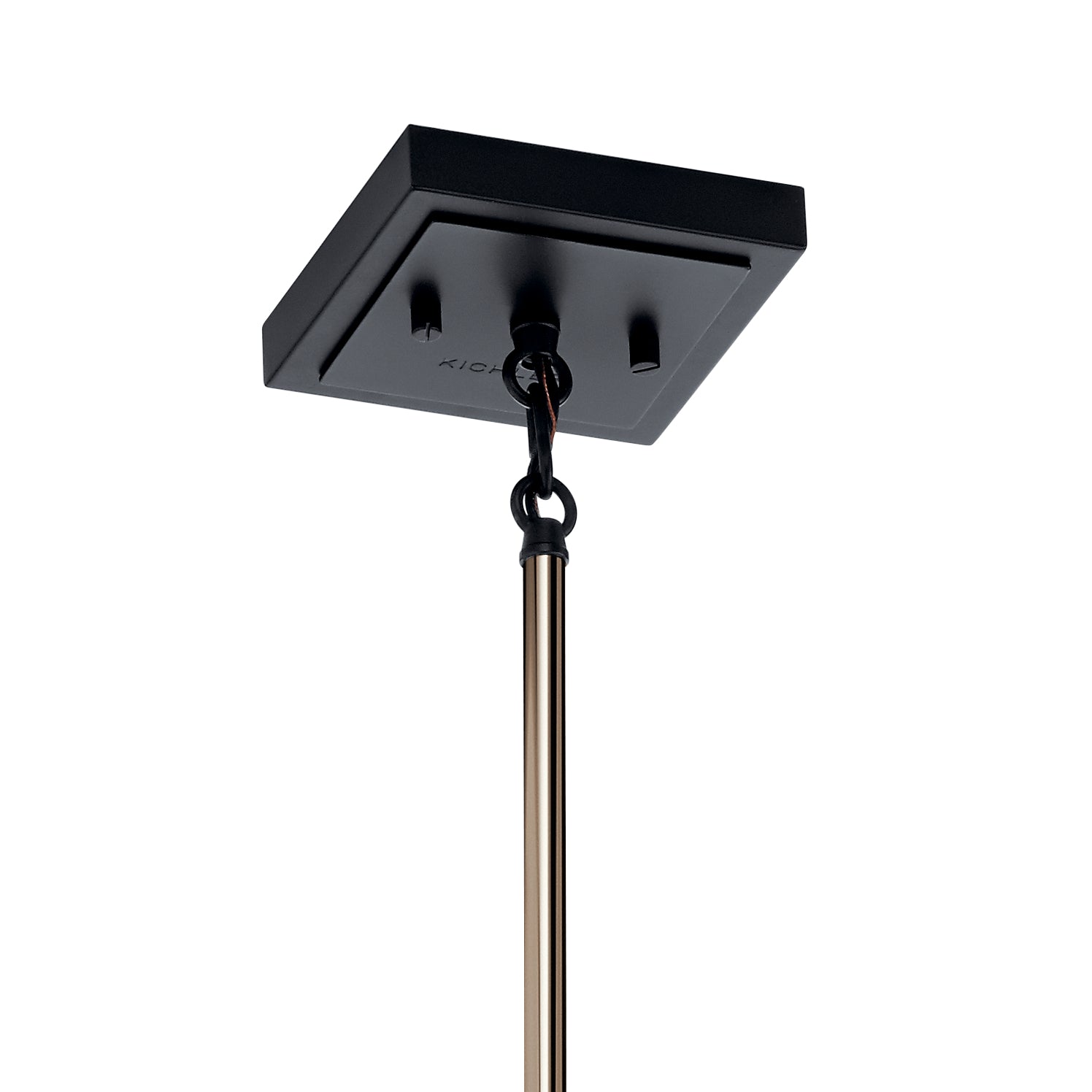 KICHLER 52035PN Kitner 7" 1 Light Pendant Polished Nickel