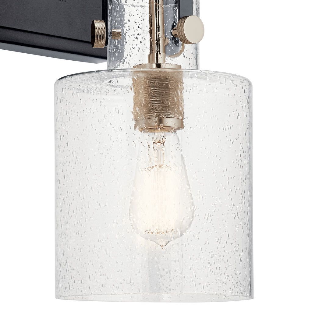KICHLER 52036PN Kitner 16.5" 1 Light Wall Sconce Polished Nickel