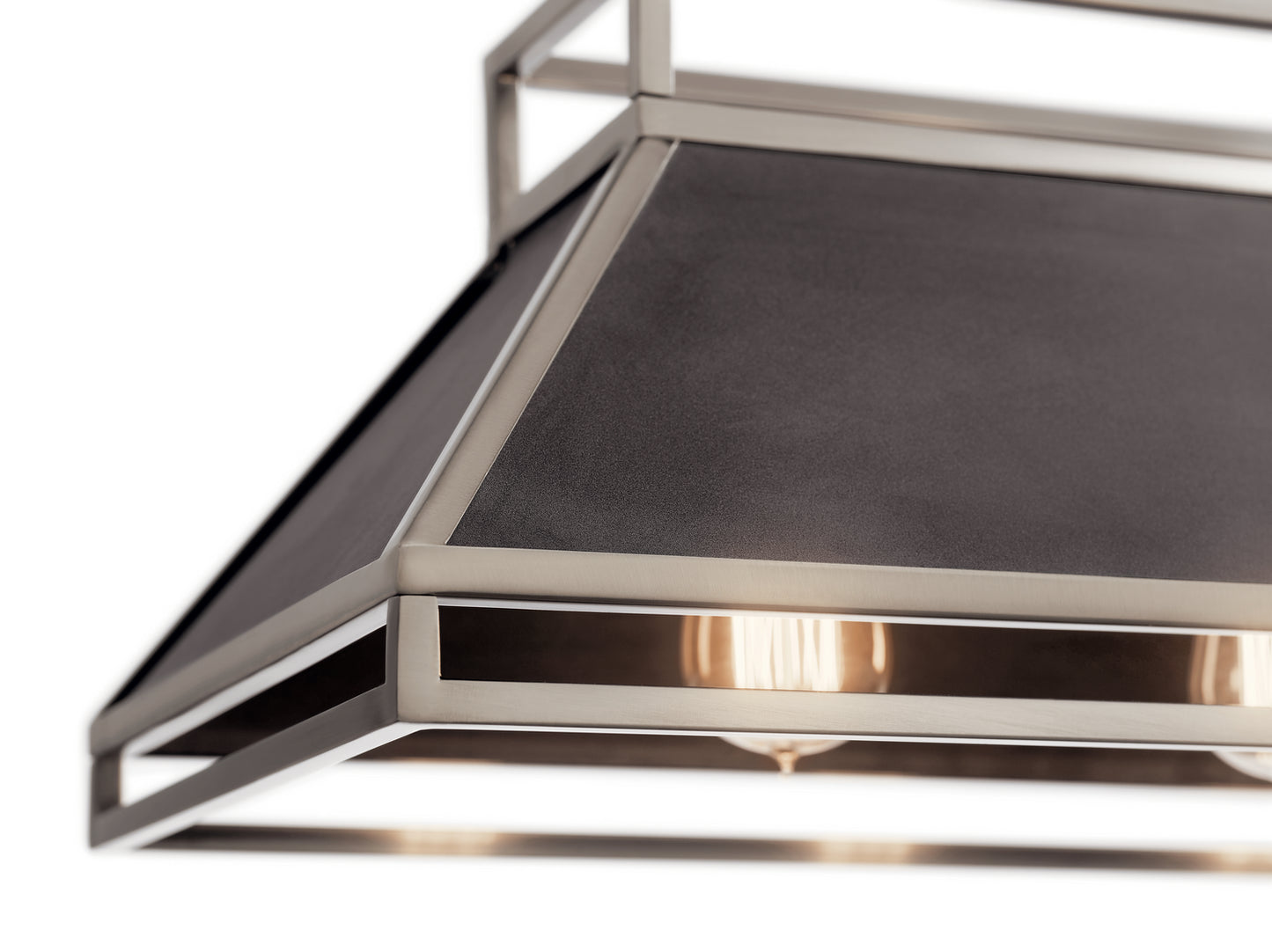 KICHLER 52037CLP Grendel Five Light Linear Chandelier Classic Pewter