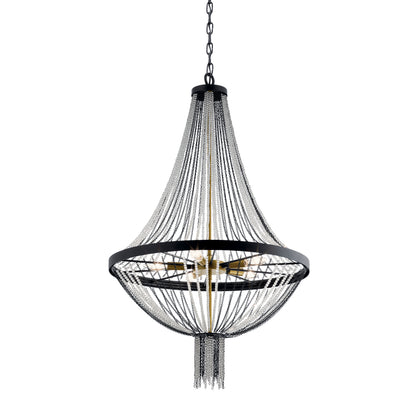 KICHLER 52047BKT Alexia Five Light Chandelier Textured Black