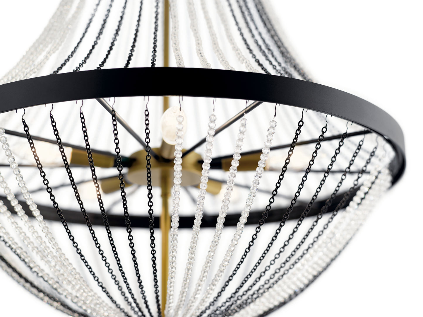 KICHLER 52047BKT Alexia Five Light Chandelier Textured Black