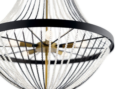 KICHLER 52047BKT Alexia Five Light Chandelier Textured Black