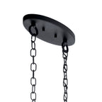 KICHLER 52048BKT Alexia 39.5" 5 Light Foyer Chandelier with Crystal Beads in Textured Black
