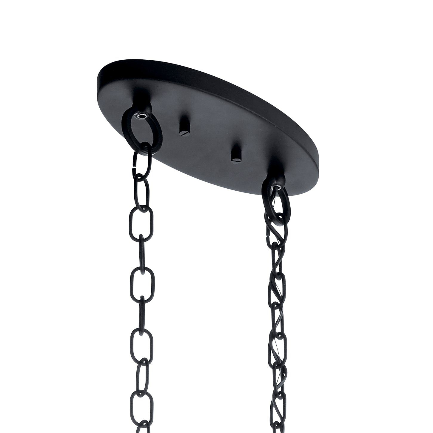 KICHLER 52048BKT Alexia 39.5" 5 Light Foyer Chandelier with Crystal Beads in Textured Black