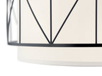 KICHLER 52072BK Birkleigh 11.5" 4 Light Pendant With Satin Etched Glass In Black