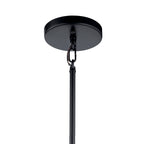 KICHLER 52072BK Birkleigh 11.5" 4 Light Pendant With Satin Etched Glass In Black