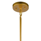 KICHLER 52072CLG Birkleigh 11.5" 4 Light Pendant Classic With Satin Etched Glass In Gold