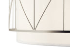 KICHLER 52072SN Birkleigh 11.5" 4 Light Pendant With Satin Etched Glass In Satin Nickel