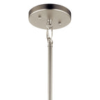 KICHLER 52072SN Birkleigh 11.5" 4 Light Pendant With Satin Etched Glass In Satin Nickel