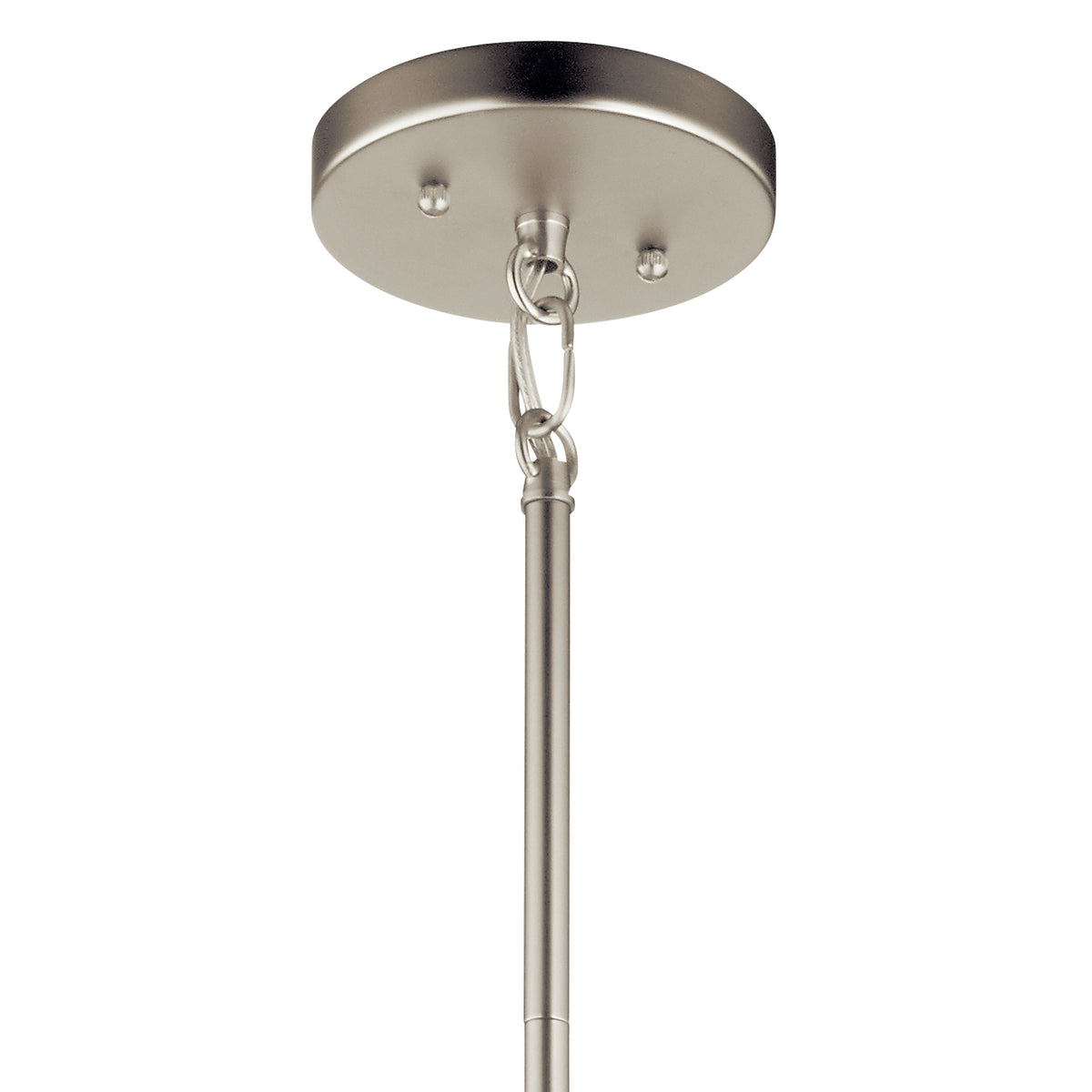 KICHLER 52072SN Birkleigh 11.5" 4 Light Pendant With Satin Etched Glass In Satin Nickel