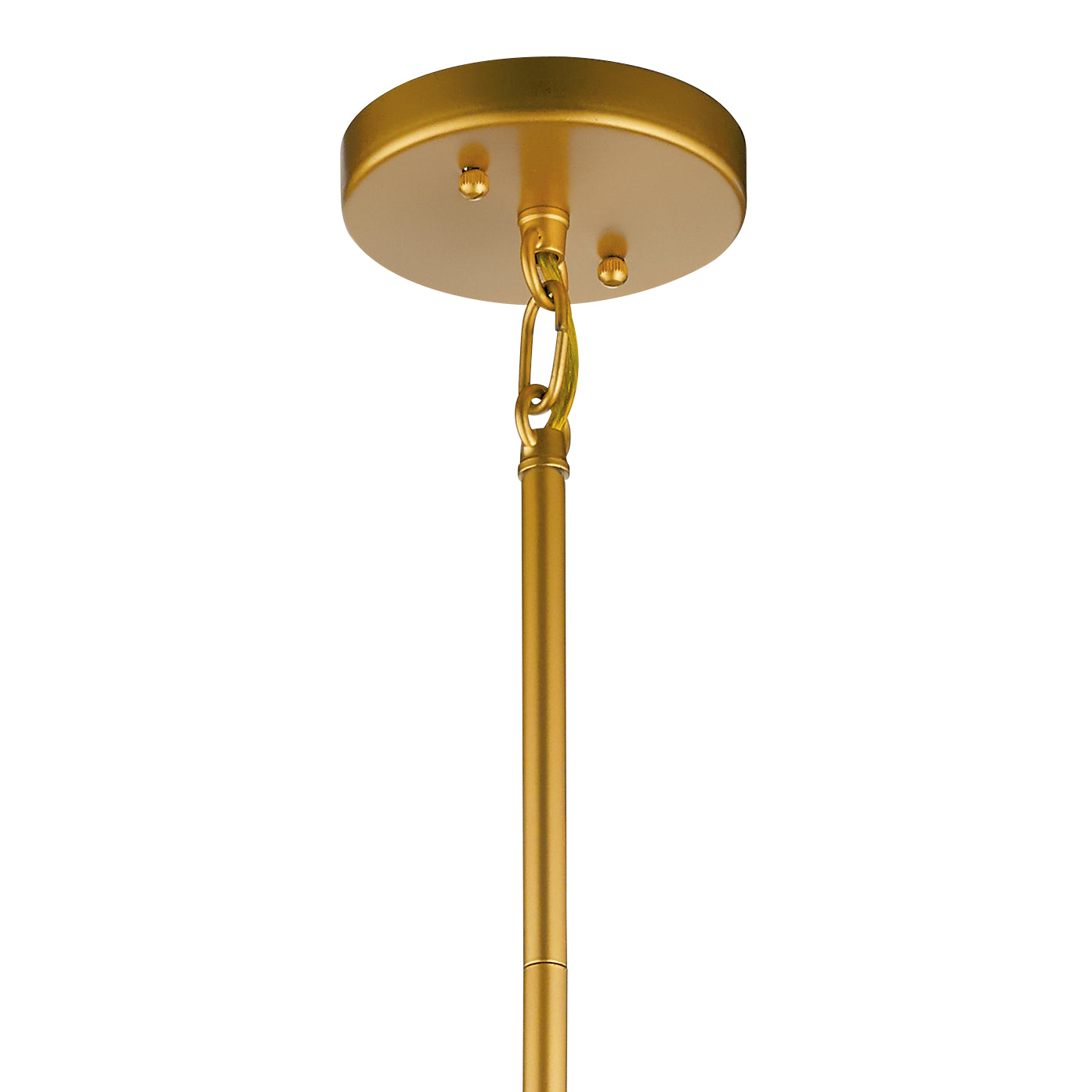 KICHLER 52073CLG Birkleigh 18.25" 1 Light Pendant With Satin Etched Glass In Classic Gold