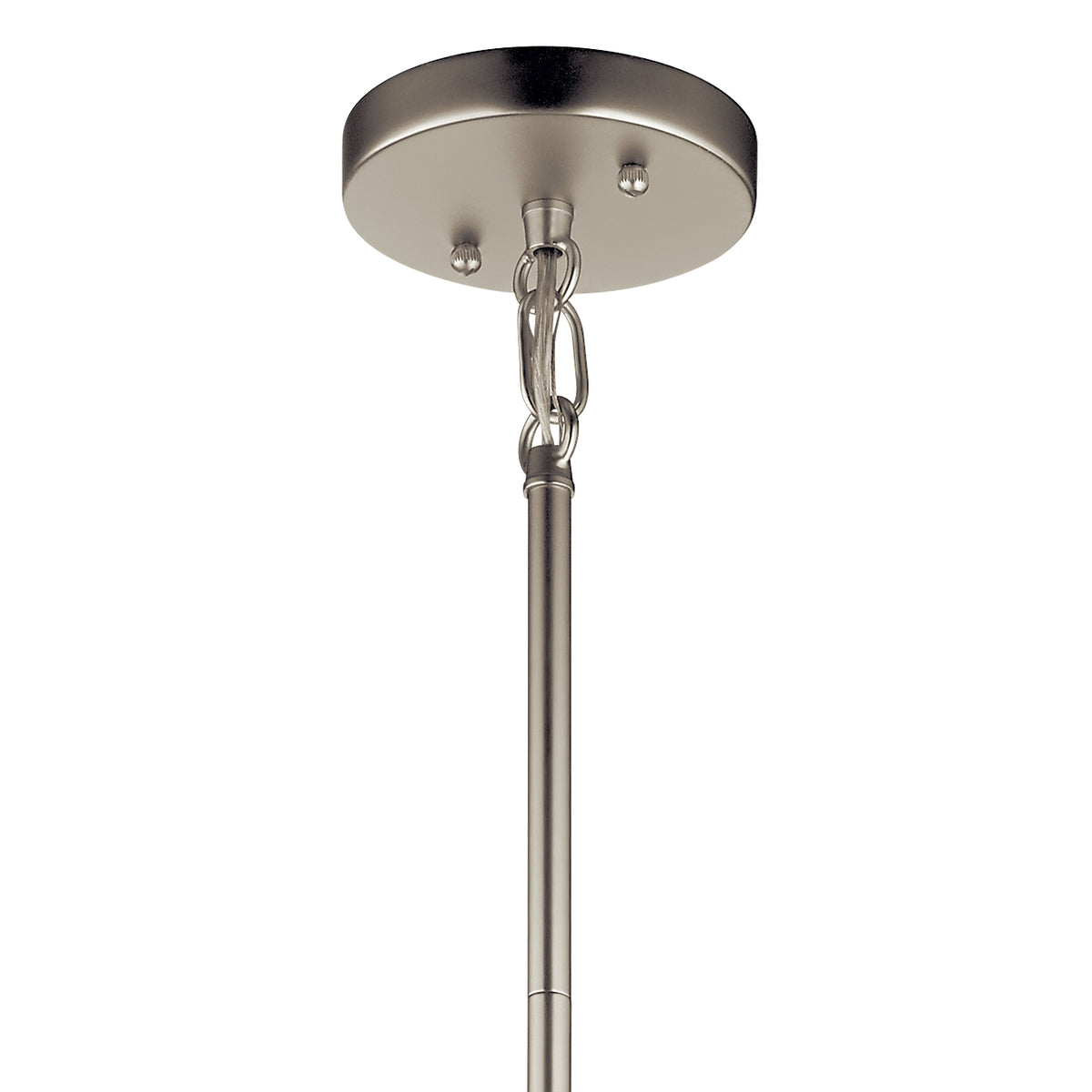 KICHLER 52073SN Birkleigh 18.25" 1 Light Pendant With Satin Etched Glass In Satin Nickel