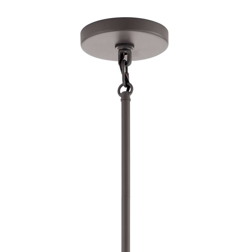 KICHLER 52077WWW Oana Six Light Chandelier White Washed Wood