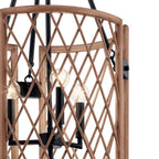 KICHLER 52079PAL Oana Six Light Foyer Chandelier Palm