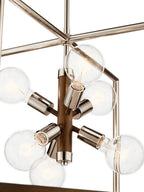 KICHLER 52092AUB Tanis Six Light Foyer Pendant Auburn Stained Finish