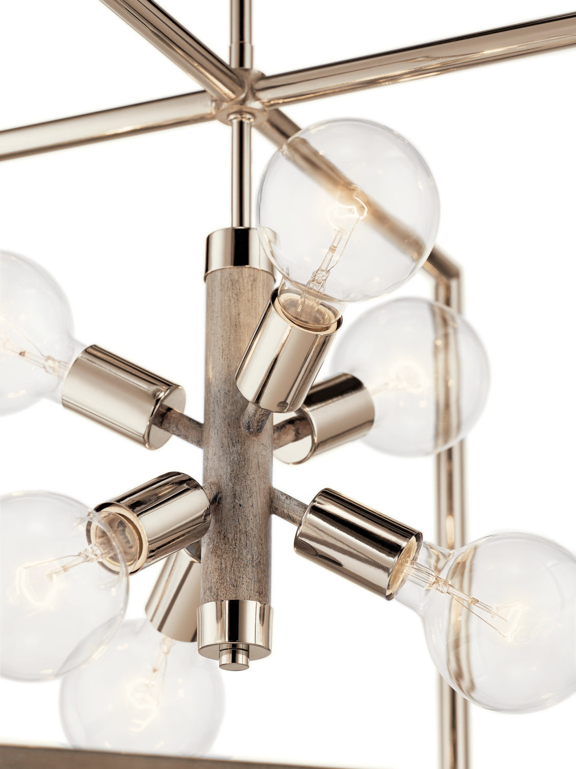 KICHLER 52092DAG Tanis Six Light Foyer Pendant Distressed Antique Gray